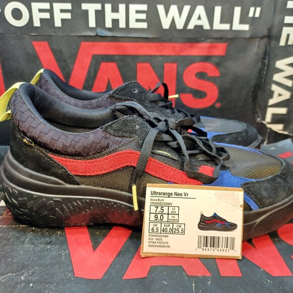 Vans Men's 7.5 Women's 9 UltraRange NEO VR3 Black/Multi VN000BCEBMV - Picture 5 of 12